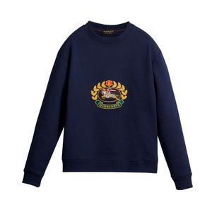Burberry 1991 Reissue embroidered Navy Blue Pullover XS